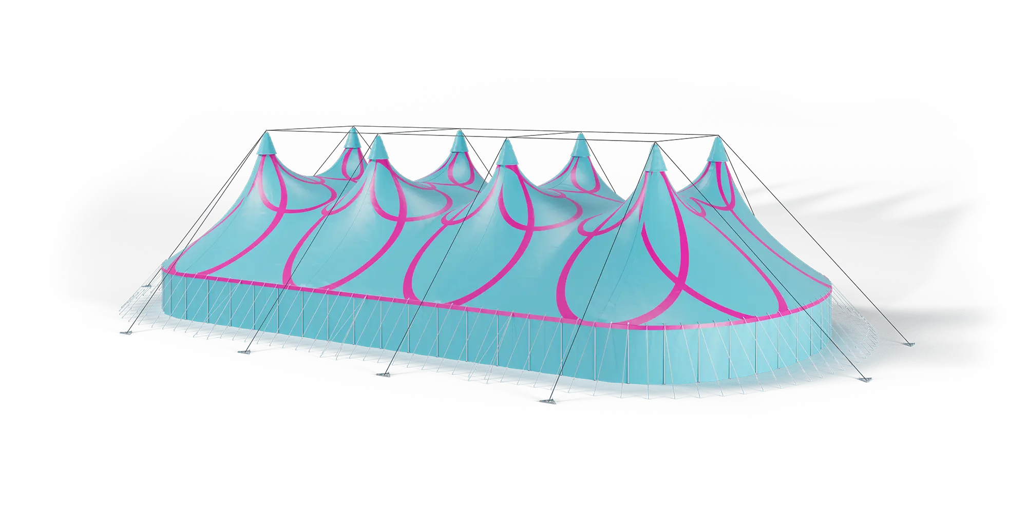 TopTents-BigTop-36m-Nevada-Blue-Pink