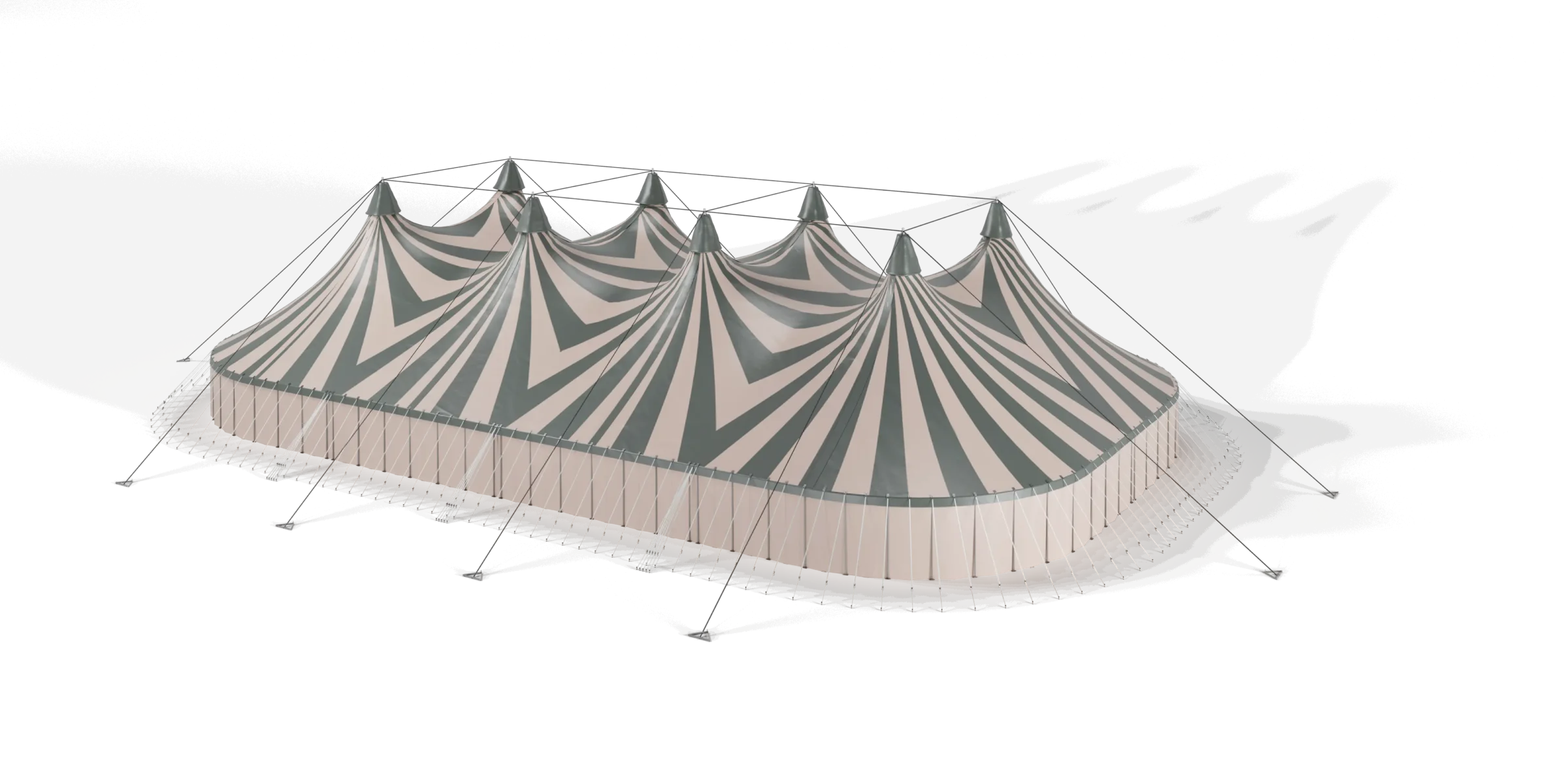 TopTents - BigTop - 40m Utah Sand Green