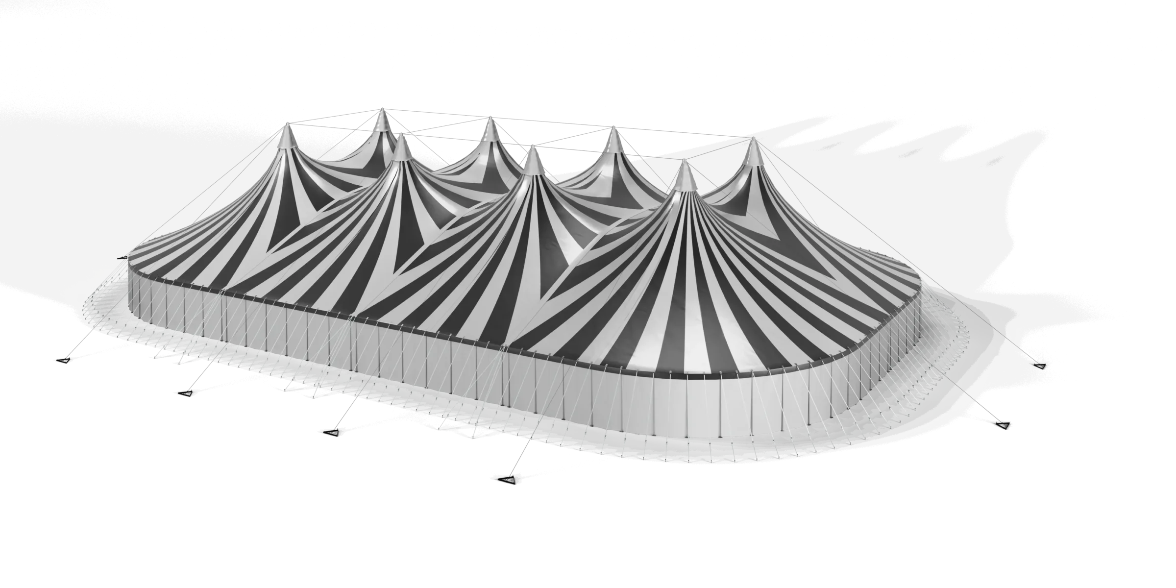 TopTents - BigTop - 45m Alaska Silver Black