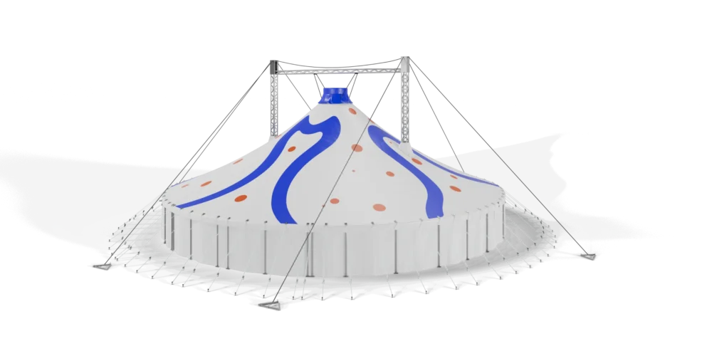 TopTents - Circus - 27m White Purple