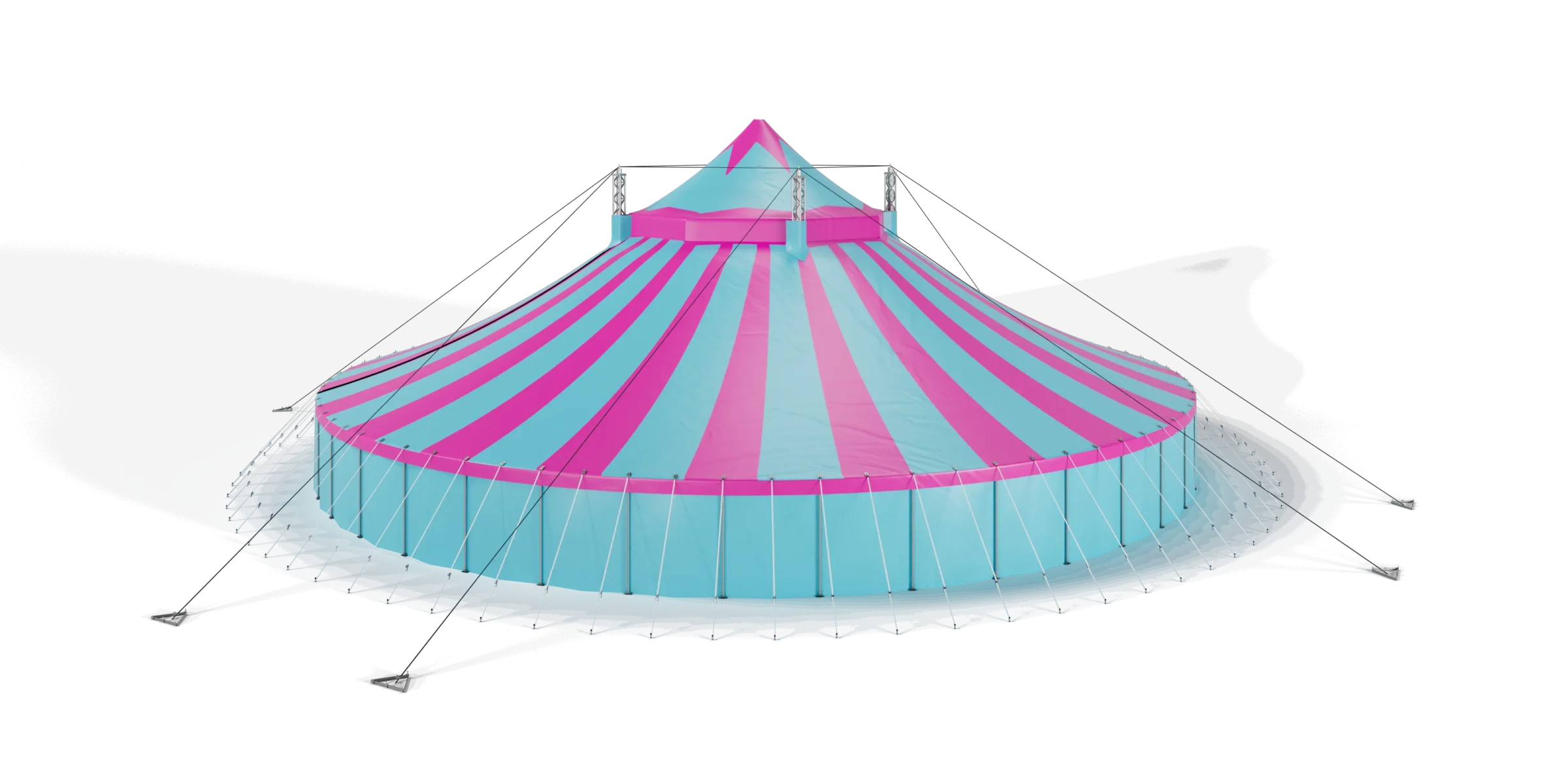 TopTents - Circus - 42m Pink Blue