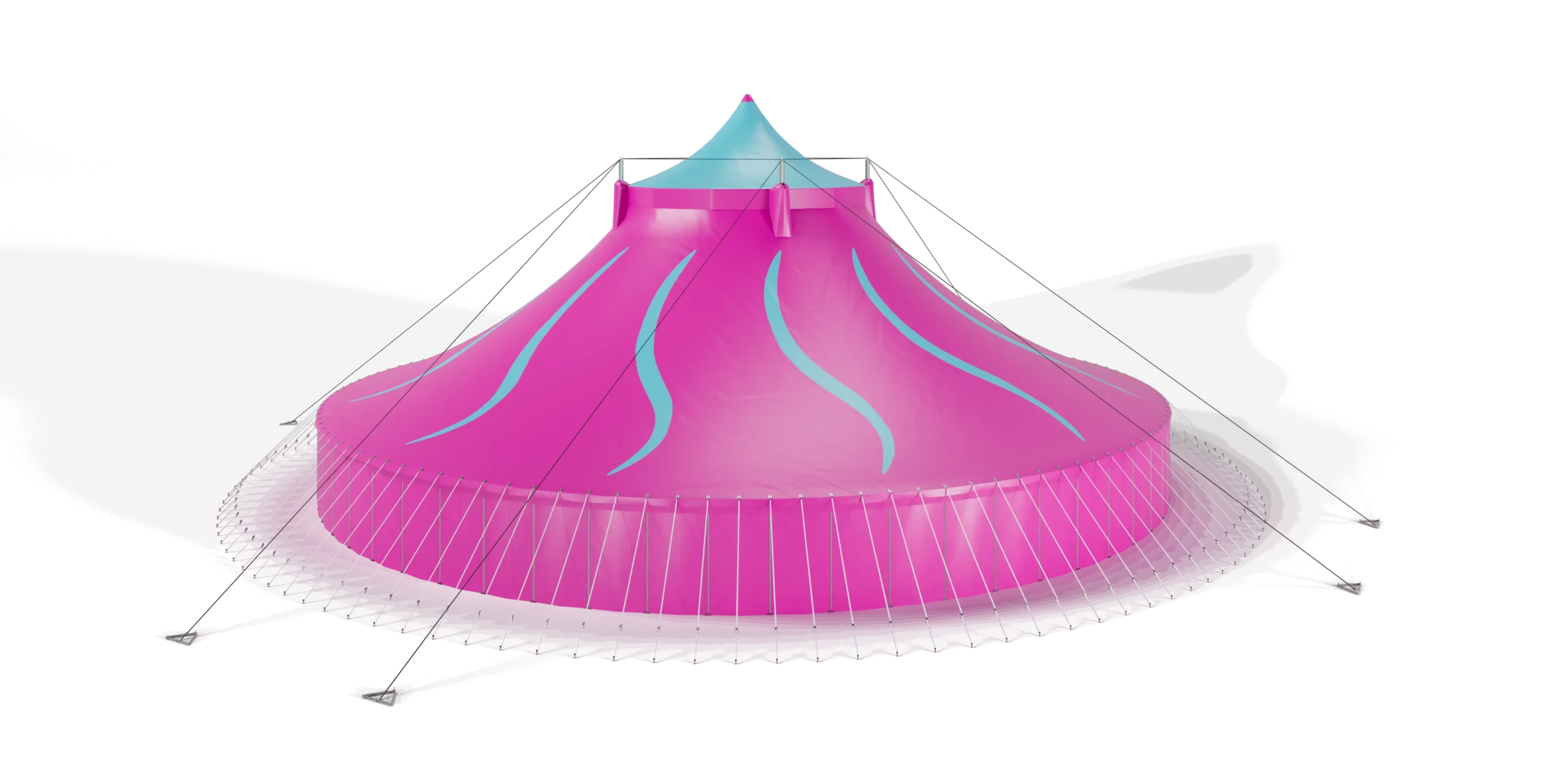 TopTents - Circus - 46m Pink Blue