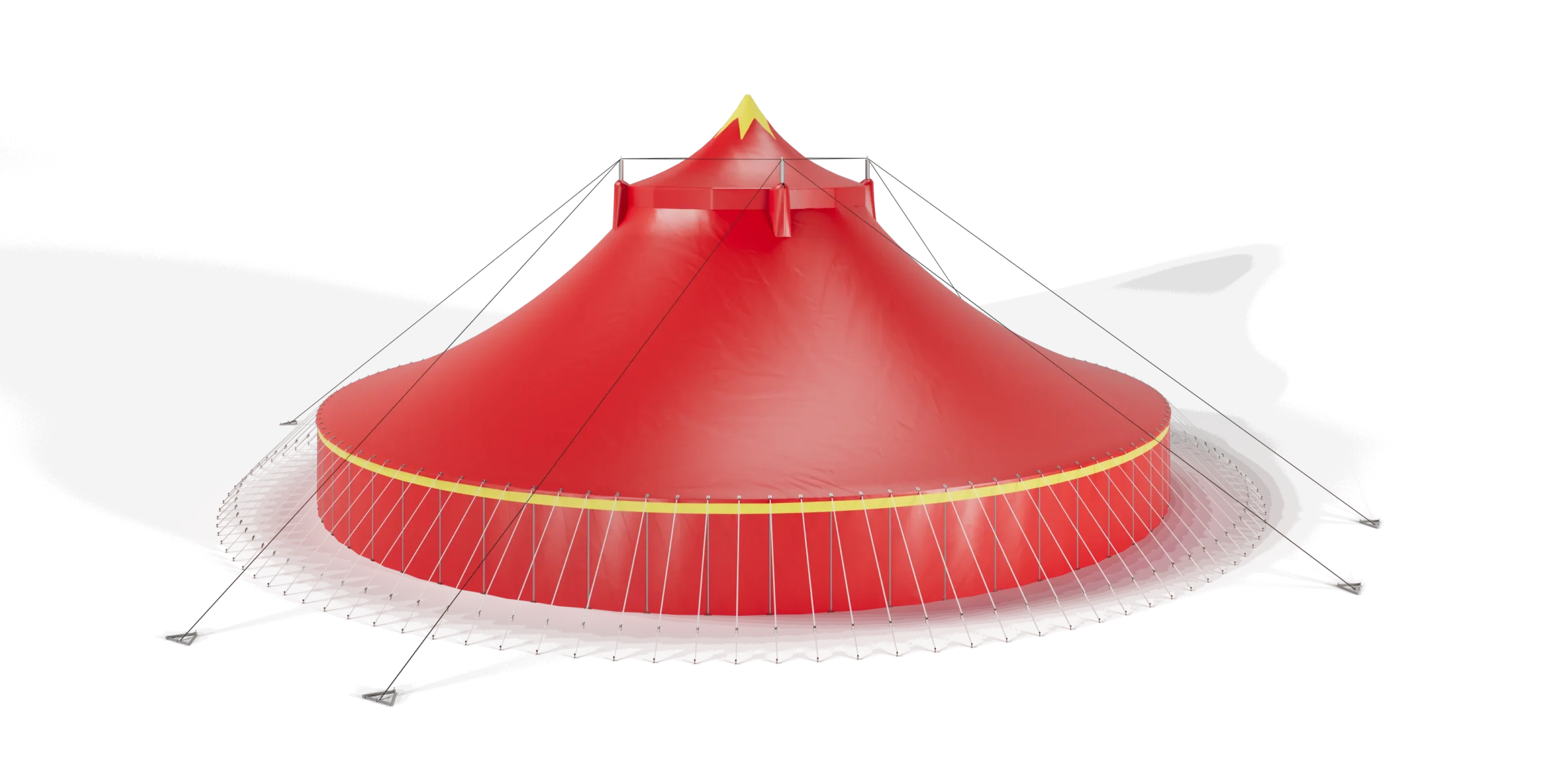 TopTents - Circus - 46m Red Yellow