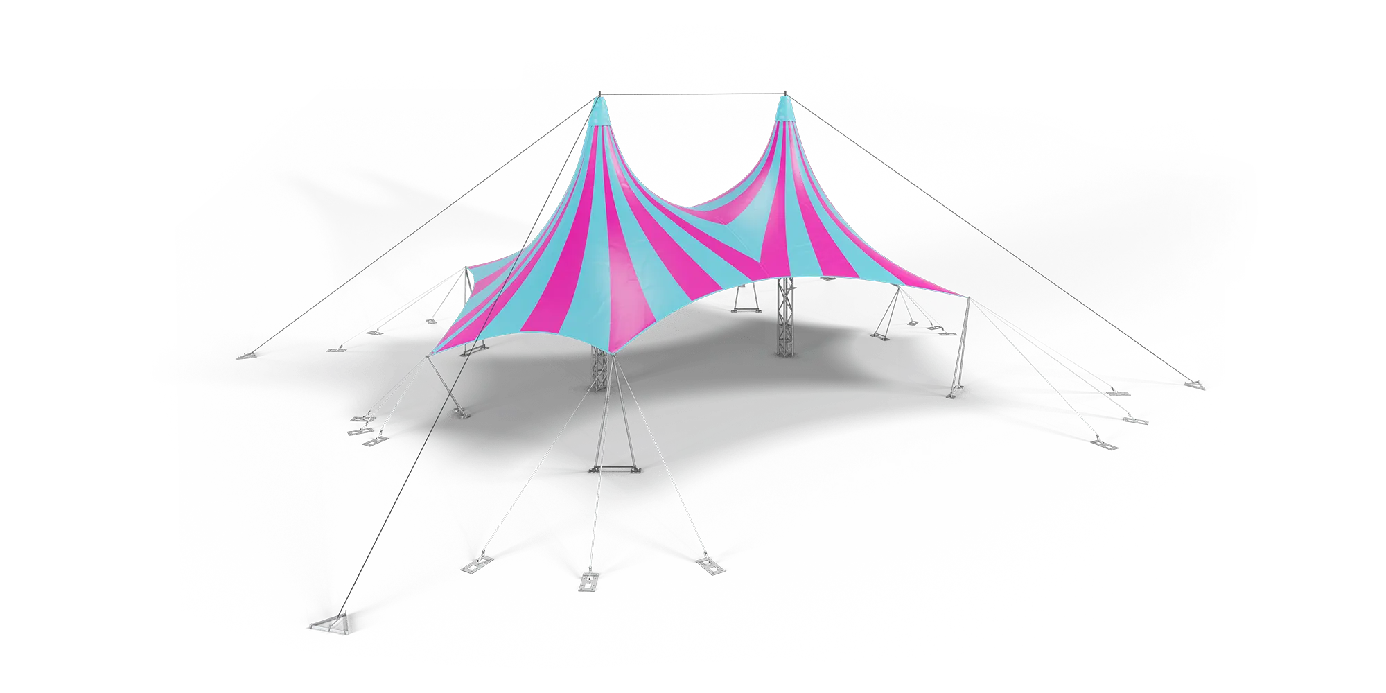 TopTents-Shelter-25x30m-Blue-Pink