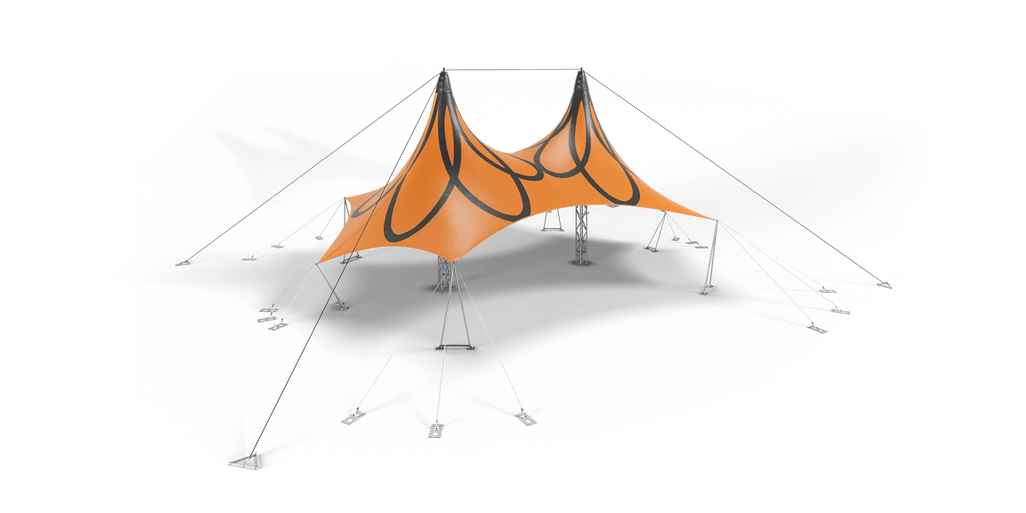 TopTents-Shelter-25x30m-Orange-Black